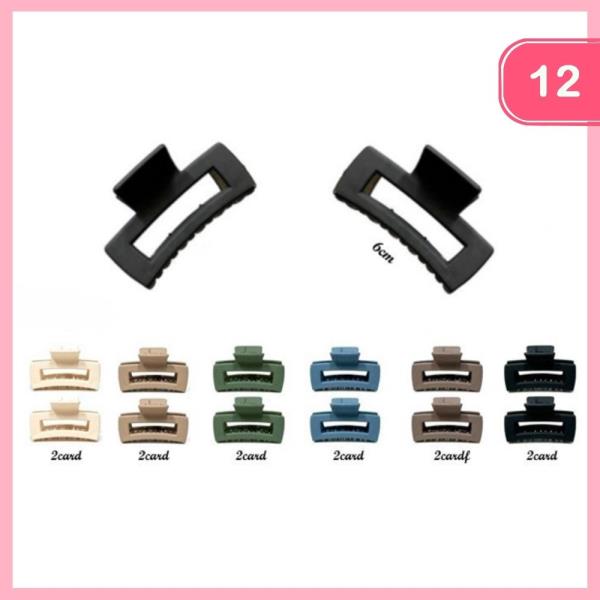 HAIR CLAW CLIP (12 UNITS)