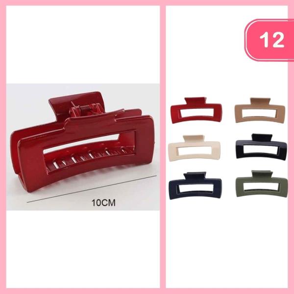 HAIR CLAW CLIP (12 UNITS)