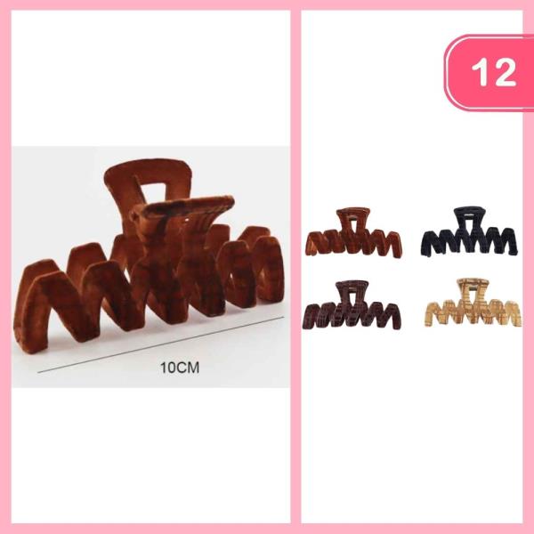 HAIR CLAW CLIP (12 UNITS)