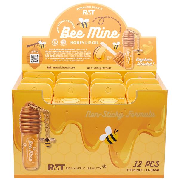 ROMANTIC BEAUTY BEE MINE HONEY LIP OIL (12 UNITS)