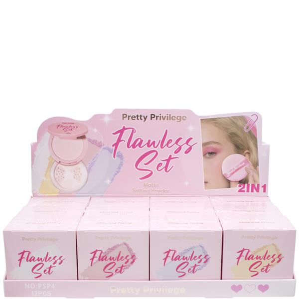 PRETTY PRIVILEGE FLAWLESS MATTE SETTING POWDER (12 UNITS)