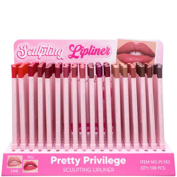 PRETTY PRIVILEGE SCULPTING LIPLINER (108 UNITS)