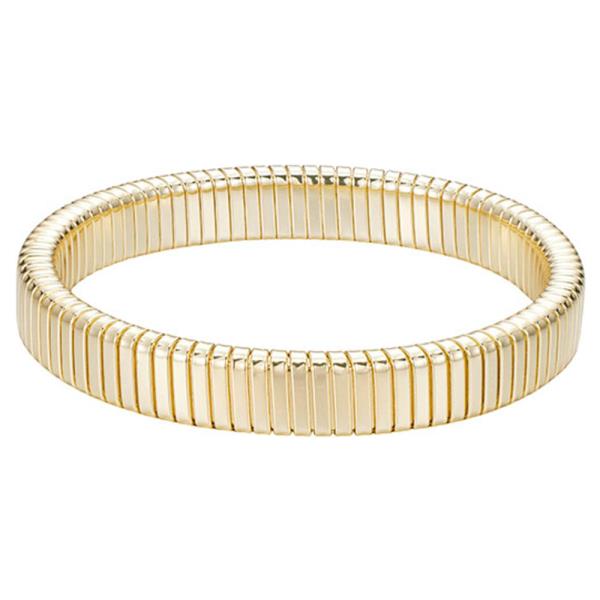 STAINLESS STEEL METAL STRETCH BRACELET 