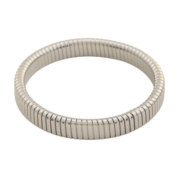 STAINLESS STEEL METAL STRETCH BRACELET 