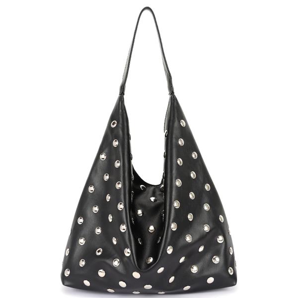 STUDDED HOBO BAG
