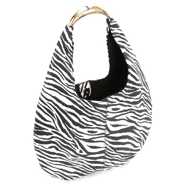 ZEBRA PRINT HOBO BAG