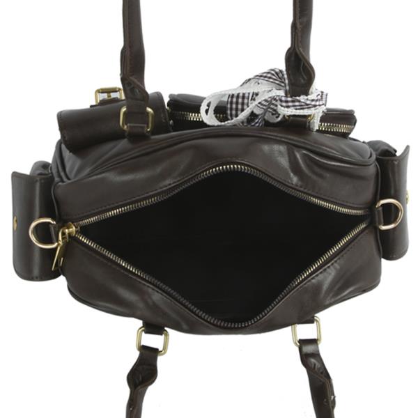 SMOOTH STYLISH HANDLE SATCHEL BAG