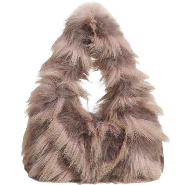 FUR ALL OVER HANDLE BAG