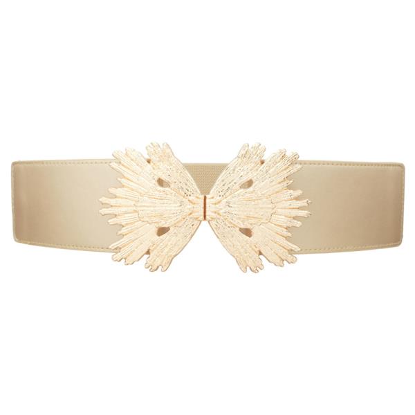 PLUS SIZE ORGANIC WING OPEN FRONT ELASTIC BELT