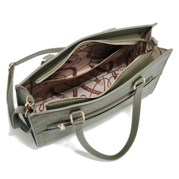 3IN1 ZIPPER STYLE TOTE BAG W CROSSBODY AND WALLET SET
