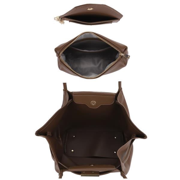 3IN1 MODERN TOTE W ZIPPER POUCH AND COIN PURSE SET