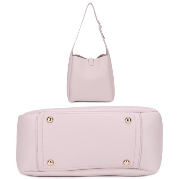 2IN1 FASHION SHOULDER HOBO W ZIPPER POUCH SET