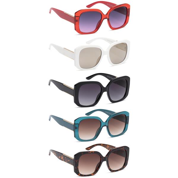 CHIC SQUARE SUNGLASSES 1DZ