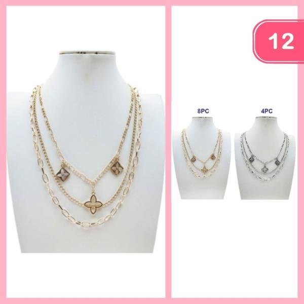 LAYERED PENDANT NECKLACE (12 UNITS)