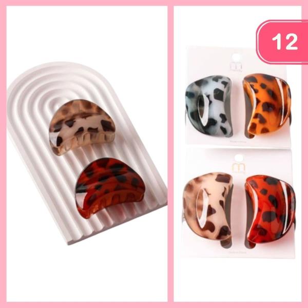 HAIR CLAW JAW CLIP (12 UNITS)