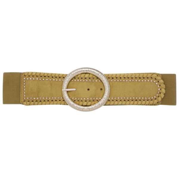 ROUND BUCKLE ELASTIC BELT