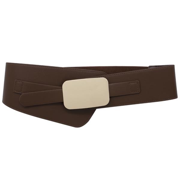 SMOOTH METAL SQUARE WAIST BELT