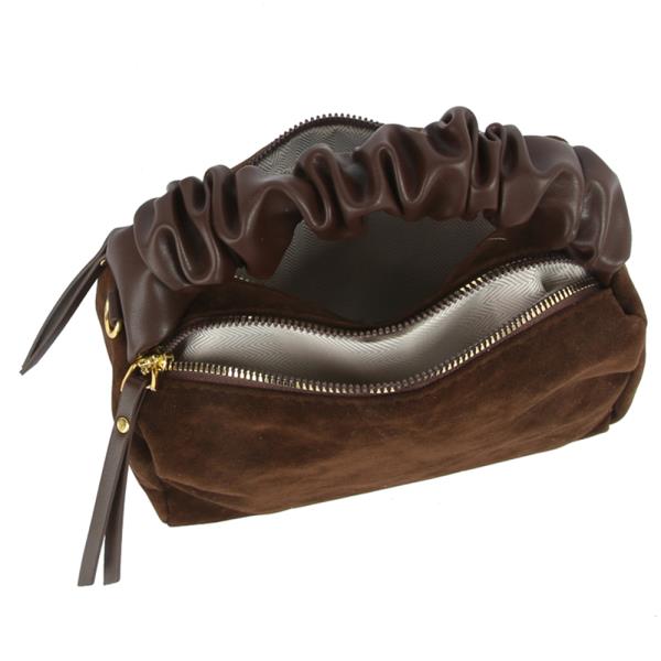 MODERN ZIPPER HANDLE SATCHEL BAG