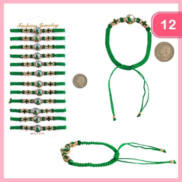 SAN JUDAS ADJUSTABLE BRACELET (12 UNITS)