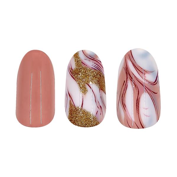 CALA NAIL ART DECORATION SET PINK MARBLE