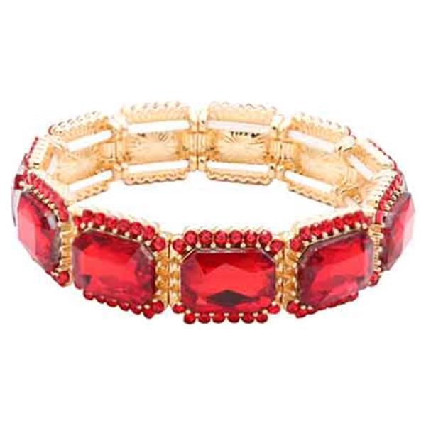 CLEAR CRYSTAL STRETCHABLE BRACELET