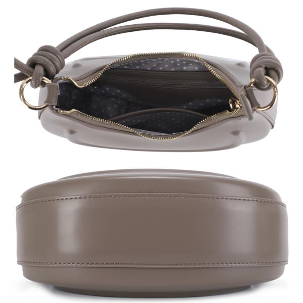 CURVE SMOOTH DESIGN SHOULDER BAG W STRAP