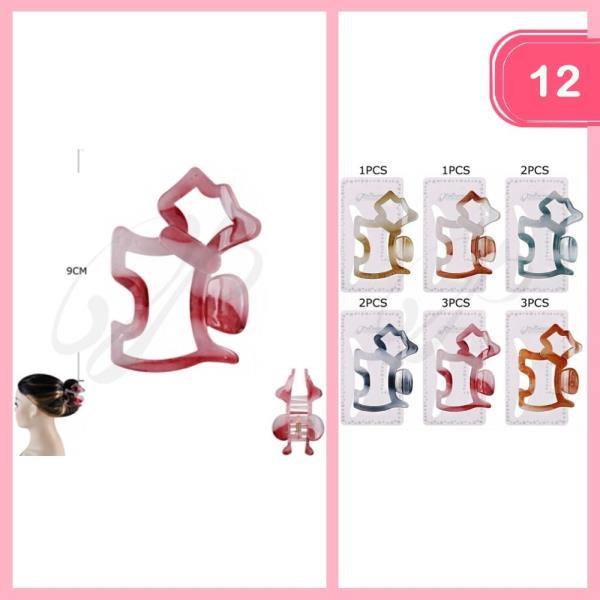 DOG HAIR CLAW CLIP (12 UNITS)