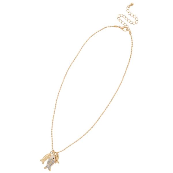 FISH CHARM NECKLACE