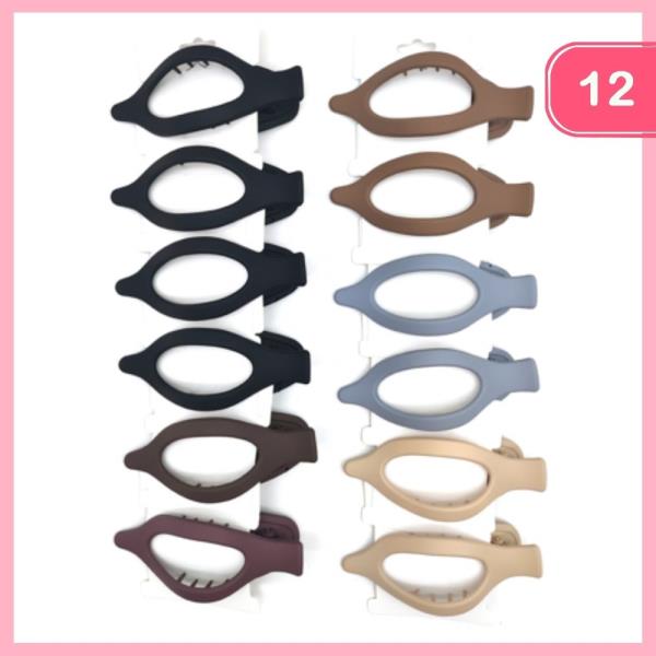 FRENCH HAIR CLIPS (12 UNITS)