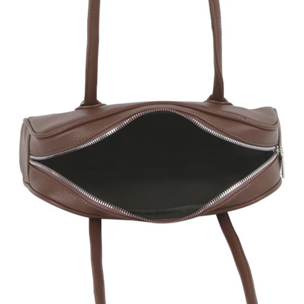 FASHION STUDDED TEXTURE SHOULDER BAG