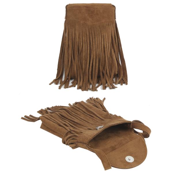 FRINGE SHOULDER CROSSBODY BAG