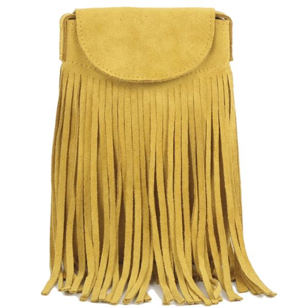 FRINGE SHOULDER CROSSBODY BAG