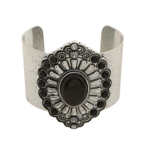 WESTERN CONCHO METAL CUFF BRACELET