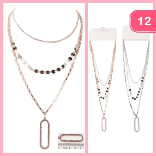 LAYERED NECKLACE (12 UNITS)