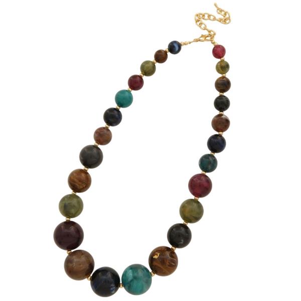 BALL BEAD NECKLACE