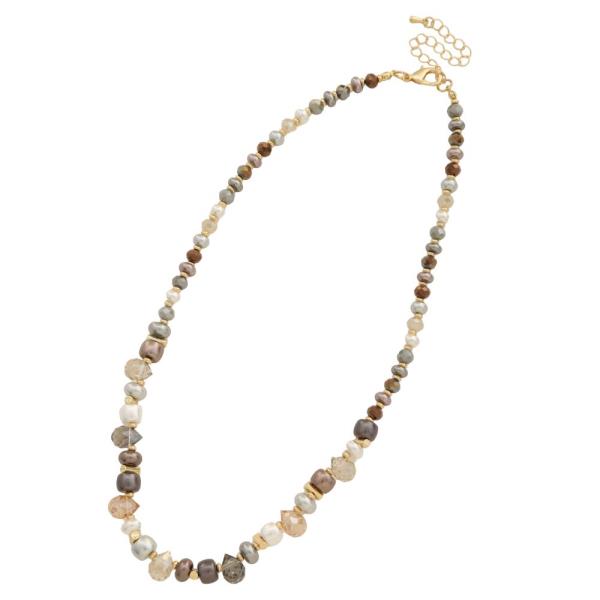 MIXED BEAD NECKLACE
