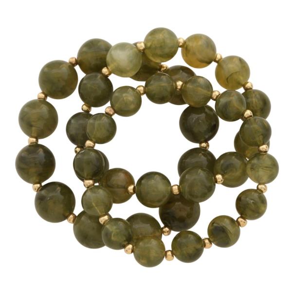 BALL BEAD BRACELET SET
