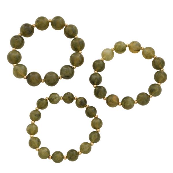 BALL BEAD BRACELET SET