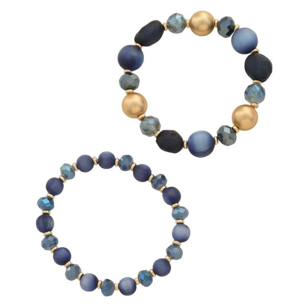MIXED BEAD BRACELET SET