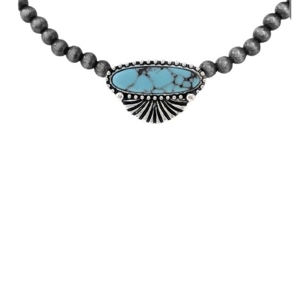 WESTERN NAVAJO STONE BEADED NECKLACE