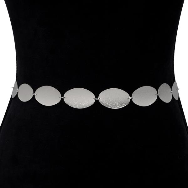 OVAL METAL SHAPED LINK HOOK BELT