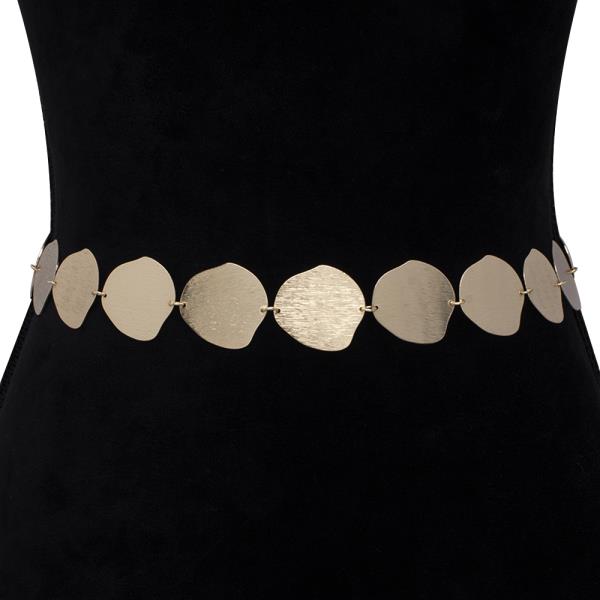 METAL SHAPED LINK HOOK BELT