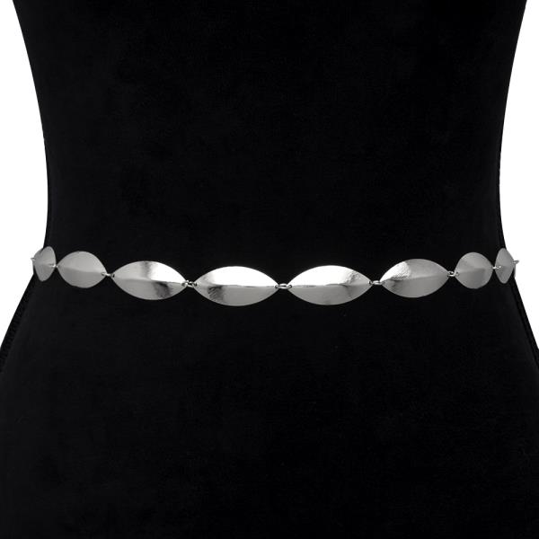 OVAL METAL SHAPED HOOK BELT