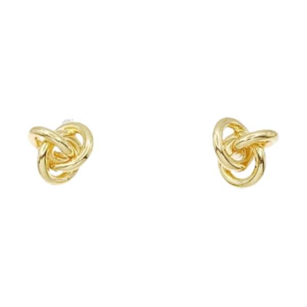 KNOT METAL STUD EARRING