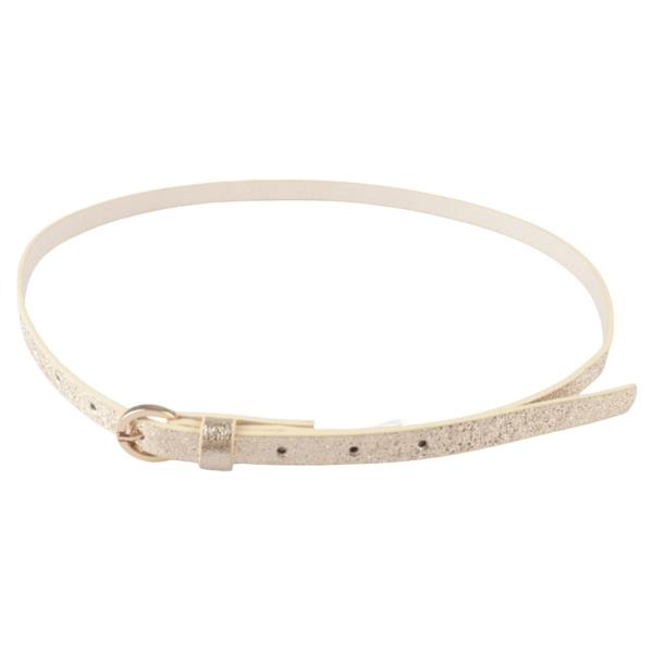 METALLIC THIN BELT 3 PC SET