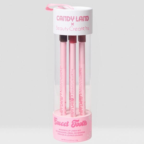 BEAUTY CREATIONS X CANDY LAND SWEET TOOTH WOODEN LIP LINER 6PC SET