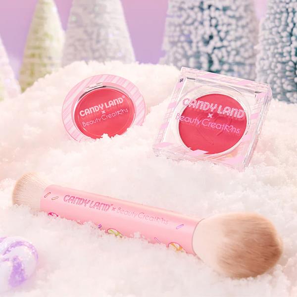 BEAUTY CREATIONS X CANDY LAND SWEET SWIRL CREAM AND POWDER BLUSH W BRUSH SET