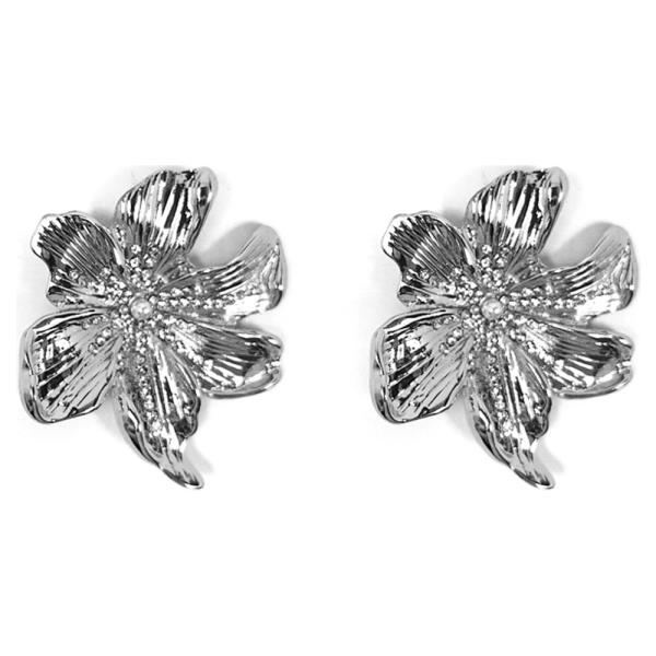 FLOWER METAL EARRING
