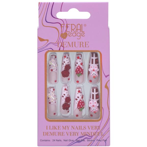 FERAL EDGE DEMURE DESIGN53 NAIL DECORATION SET