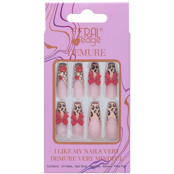 FERAL EDGE DEMURE DESIGN38 NAIL DECORATION SET